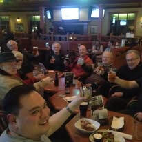 Fun after practice. A song for a pitcher of beer!